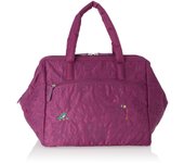 Bolso de viaje deportivo con bordado de animales del bosque [Tsumori Chisato], bolso, púrpura