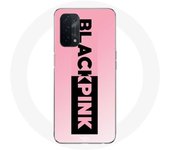 Coque Oppo A54 5G Blackpink logo rose et noir