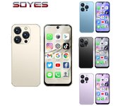 SOYES XS19 Pro Mini 4G Smartphone 3.88 pulgadas TFT Quad Core Dual SIM 5MP Cámara trasera Bluetooth WIFI Tipo-C Huella dactilar Pantalla táctil Teléfono móvil Android 4+64GB azul