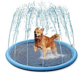 Alfombrilla de baño para mascotas engrosada, alfombrilla antideslizante para mascotas, alfombrilla de baño para perros y niños al aire libre, piscina plegable para perros y mascotas, limpieza plegable