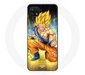 Coque pour Samsung Galaxy A22 5G Son goku dragon ball corps enervé