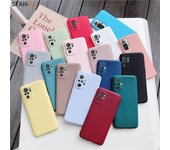 Protector de cámara funda de teléfono de silicona para Xiaomi Redmi Note 10 / Note10 Pro 10S Color caramelo mate funda trasera suave de Tpu Redmi Note 10 5G negro