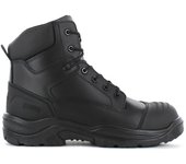Botas MAGNUM Roadmaster S3 - Botas de seguridad para hombre Zapatos de seguridad Botas de trabajo Cuero Negro M801231-021 ORIGINAL EU 47 UK 13 negro