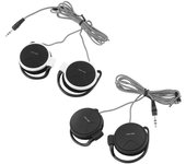 Auriculares para juegos con cable de 3,5 mm Auriculares deportivos en la oreja blanco