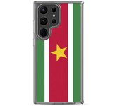 Coque Téléphone - Samsung - Galaxy S22 Plus - Drapeau Suriname - Souple - Multicolore