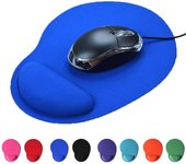 Alfombrilla de ratón de Color sólido, pulsera EVA, alfombrilla para ratón para videojuegos, cómoda alfombrilla para ratón, Gamer para PC y portátil rojo
