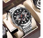Relojes de cuarzo para hombre, de negocios, de marca superior, de lujo, cronógrafo, novedad de 2024