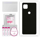 apgo Protective Skin Sticker for the back compatible with Motorola Moto G 5G, Wrap Film, Foil, Vinyl - Pattern Matrix