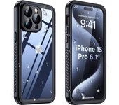 Funda impermeable IP68 Shellbox para iPhone 15 14 13 12 11 Pro Max XR XS Plus 8 7 Funda de lujo para teléfono de natación de aluminio metálico iPhone 14