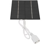 Panel solar mini USB de 1,2 W y 5 V, portátil, ligero, de silicio policristalino, pequeño panel solar para