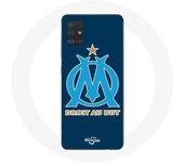 Coque maniacase pour Samsung Galaxy A51 5G Marseille OM Bleu
