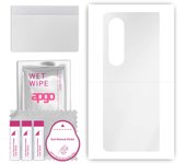 apgo Ultra Clear Protective Skin Sticker for the back compatible with Samsung Galaxy Z Fold4, Wrap Film, Hydrogel Film, Flexible, Soft TPU with positi
