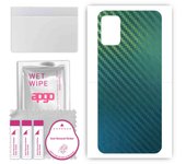Adhesivo protector de piel para la parte trasera compatible con Motorola Moto G10, película envolvente, lámina, vinilo - Patrón Carbon Chameleon CAKA1