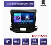 Android de 9 pulgadas para Mitsubishi Outlander 2005-2011 Radio de coche reproductor de vídeo Multimedia navegación GPS WIFI 1 + 16GB