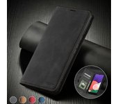 Funda de Cuero Flip Para Samsung Galaxy A13 A53 A33 A73 A12 A22 A52 A32 A42 5G A03S A02S A51 A31 A71 A21S A50 A30 A70 Cubierta Tipo Billetera Galaxy A02S negro