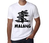 Camiseta vintage para hombre Camiseta gráfica Hora de nuevas ventajas Malang White XS blanco