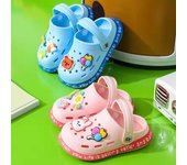 Zapatillas de verano para niños, zapatos de playa de dibujos animados, chanclas para niños y niñas 18 blanco
