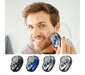 Mini Afeitadora eléctrica de viaje para hombre, máquina de afeitar eléctrica portátil con pantalla Digital, recortadora de barba y cara, recargable por USB