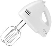 Batidora de mano Dretec, eléctrica, ligera, con 5 niveles de potencia, color blanco, HM-710WT