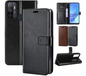 Funda de cuero con tapa magnética para OPPO Realme C11 C2 X XT 3 4 5 6 7 Pro Reno 2 Z 2Z A53 A93 A73 A5S A92 A52 A72 A5 A9 Fundas de silicona suave OPPO Realme XT negro