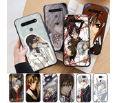 Funda AD92 Vampire Knight negra para Samsung Note 20 Lite S24 Ultra S23 S22 A05 A06 A11 A71 A15 A16 A13 A24 A25 A33 A52 A53 M55 M35 Samsung M21 verde