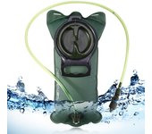 Bolsa de agua portátil de 2 l para ciclismo y senderismo al aire libre con forro de TPU grueso 2L azul