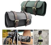 Bolsa universal para horquilla de motocicleta, impermeable, de cuero sintético, para la parte delantera, para Enduro Adv160, alforjas, bolsas de equipaje, BMW G310r Citycoco negro