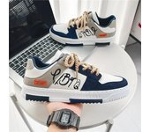 Zapatos de diseñador de moda para hombre, zapatillas informales con plataforma, zapatillas con cordones, zapatillas para estudiantes, zapatos vulcanizados para hombre, zapatillas para hombre 39