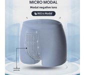 Graphene Ion Massage Seamless Men's Modal Boxer Briefs (Talla grande) L (Recommended 90-110 jin)