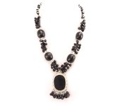 Tesoros de Lily [B8089] - Collar negro 'Joy' negro
