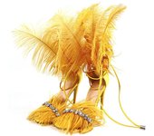 Sandalias de tacón alto de 12 cm con plumas y diamantes de imitación para baile de graduación, máscara de Halloween, zapatos de mujer, zapatos de novia para boda, talla grande 35-43 42