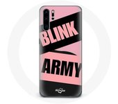 Coque pour Huawei P30 Pro BTS ARMY Et Blackpink Blink Rose Noir