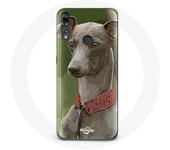 Coque pour Huawei p30 lite Lévrier greyhound Gris