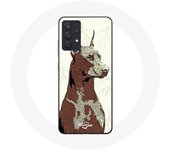 Coque pour Samsung Galaxy A13 5G Doberman Race de chiens