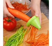 Rallador espiral para frutas y verduras, pelador, dispositivo triturador manual multifunción, rallador giratorio para patatas y zanahorias, herramienta de cocina