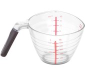 Taza medidora Tefal de 500 ml. Boquilla que permite verter desde 3 direcciones. Sin goteo. Ligera y con escala de fácil lectura. K21440  Taza Ingenio . puro