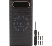 Caja de batería para cargador de 6 x 21700, kit de caja de batería para soldar, cargador de batería DIY de 22,5 W