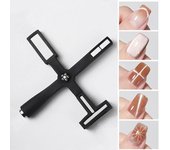Barra magnética 5 en 1 para decoración de uñas, Gel magnético de ojo de gato para esmalte de uñas, tira de línea, tablero magnético multifunción, herramienta artística para uñas
