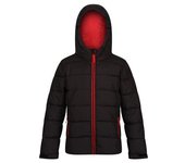 Regatta Chaqueta térmica acolchada para niños/niños 9-10 Years negro/rojo