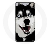 Coque pour Huawei P8 Lite Husky de Sibérie Yeux Bleus
