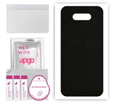 apgo Protective Skin Sticker for the back compatible with LG Q31, Wrap Film, Foil, Vinyl - Pattern Matrix