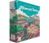 Tablero de Trolley Town para colocación de fichas para juegos de 10 años en adelante, de 1 a 4 jugadores, juego, turquesa