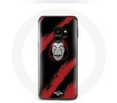 Coque pour Samsung S9 plus La casa de papel masque peinture