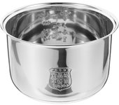 Olla arrocera de acero inoxidable de 2/3 l, recipiente interior antiadherente para cocinar al vapor, accesorios de repuesto para utensilios de cocina