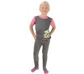 Jodhpurs Little Rider para niños/niños Merry Go Round 3-4 Years gris/color rosa