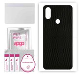apgo Protective Skin Sticker for the back compatible with Xiaomi Mi A2 (Mi 6X), Wrap Film, Foil, Vinyl - Pattern Matrix