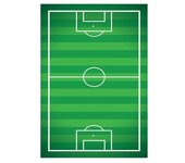 Tapete de FÚTBOL verde, dimensión: 120x160