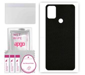 apgo Protective Skin Sticker for the back compatible with Wiko View5 Plus, Wrap Film, Foil, Vinyl - Pattern Matrix