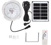 Lámpara de techo solar con 2 modos de control, 50 cuentas ajustables, para interior, 45 W