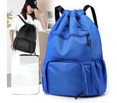 Mochila deportiva para hombre y mujer, bolsa de natación de playa con separación de ropa seca y húmeda de gran capacidad, bolsa deportiva portátil para viajes al aire libre, entrenamiento, gimnasio 48x17x34cm naranja